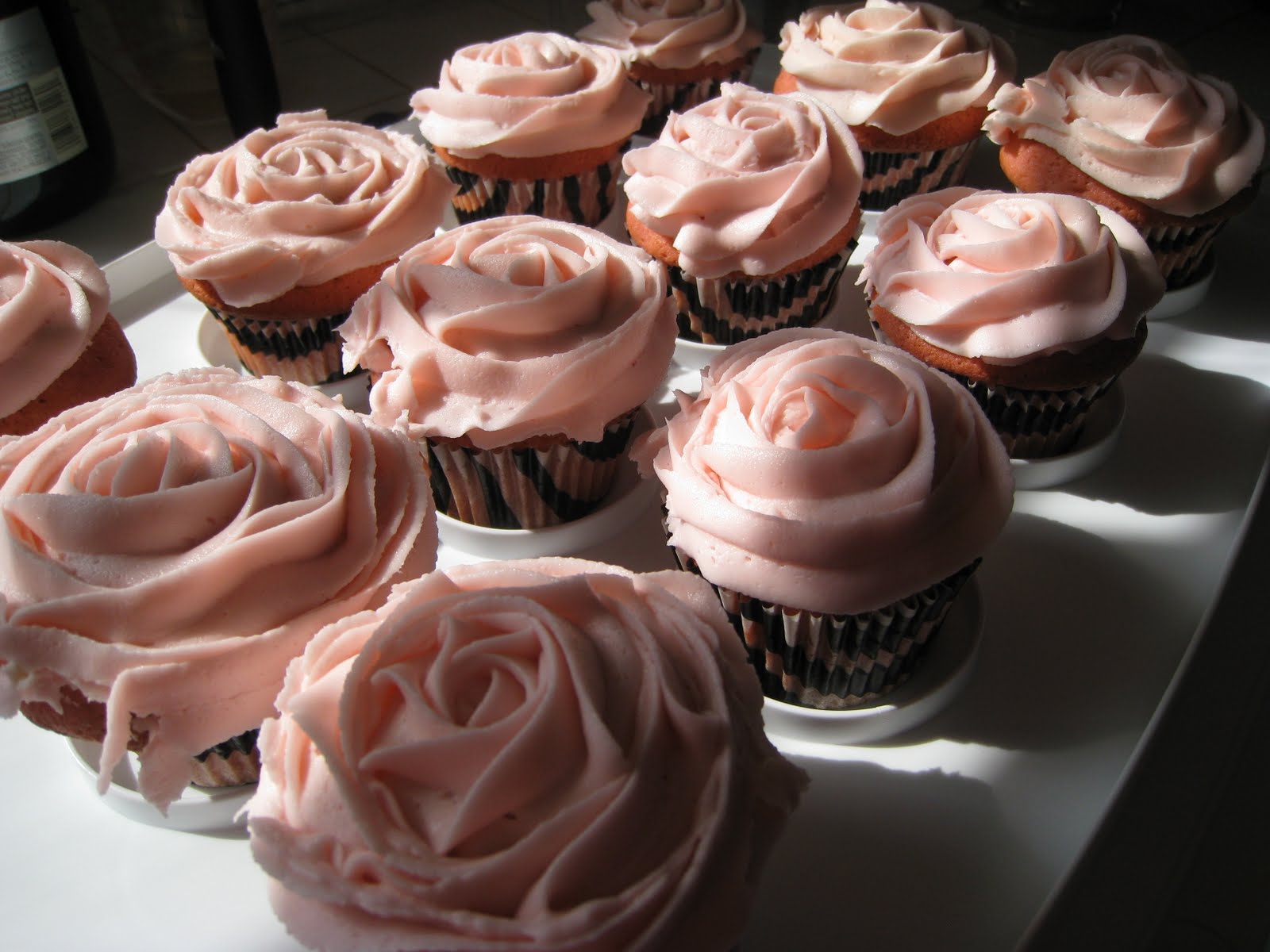 Pink Champagne Cupcakes