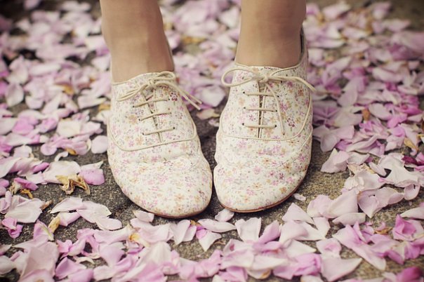 Ботушки в цветочек