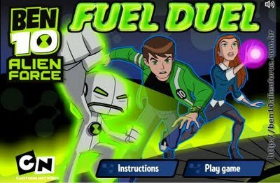 Free Online Games  Games on Play Ben 10 Games Free Online  Ben 10 Alien Force Game  Fuel Duel