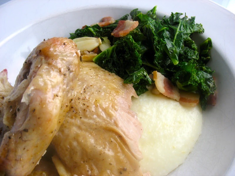 The Hungry Dog Chicken and grits