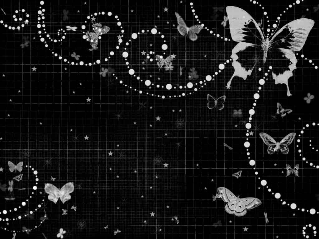 black butterfly wallpaper