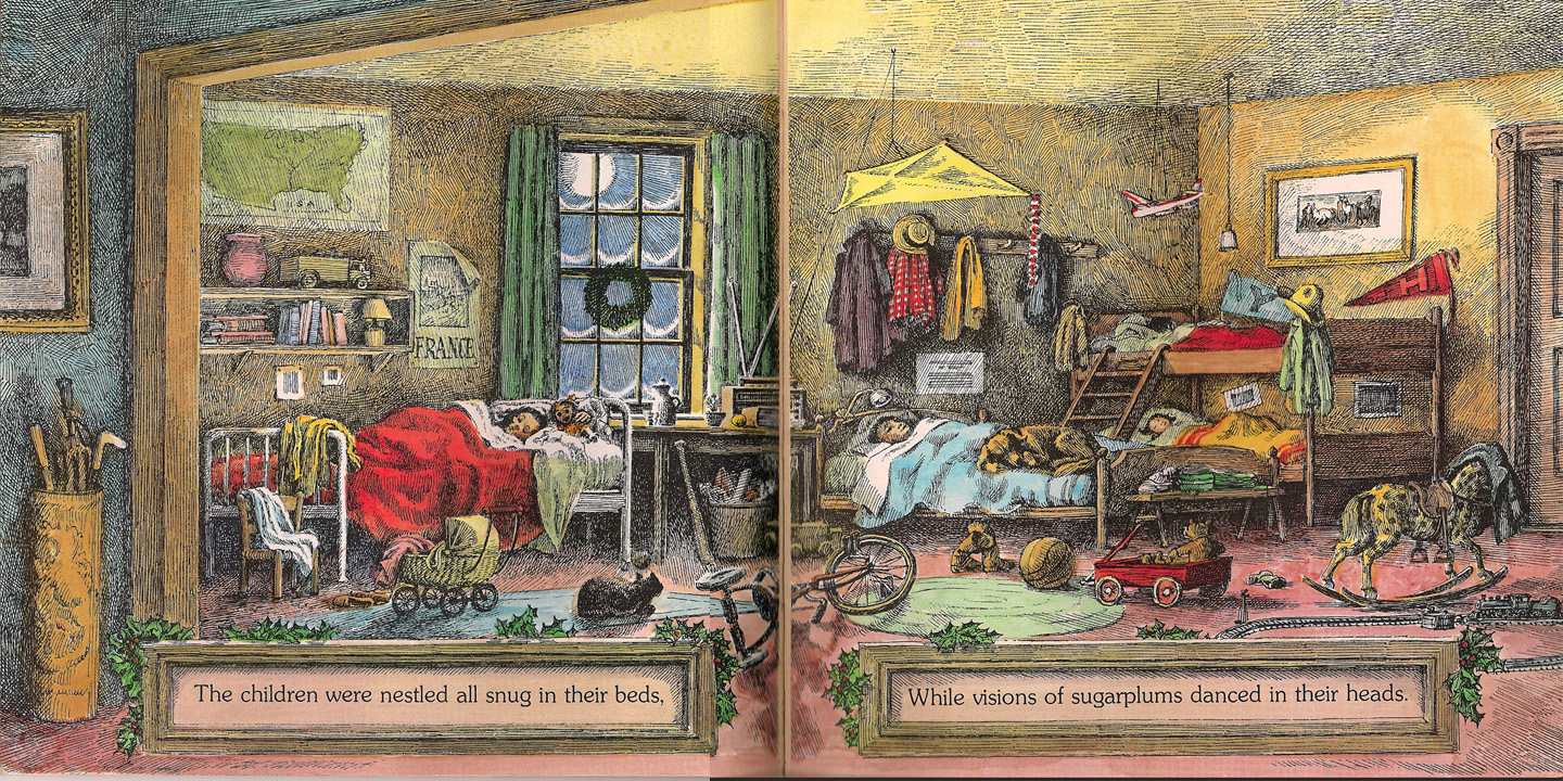 CHILDREN'S ILLUSTRATION The Night Before Christmas