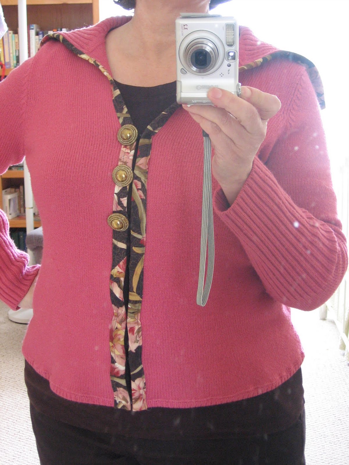 Thinking Out Loud Tutorial Converting a Pullover into a Cardigan Using Fabric Binding