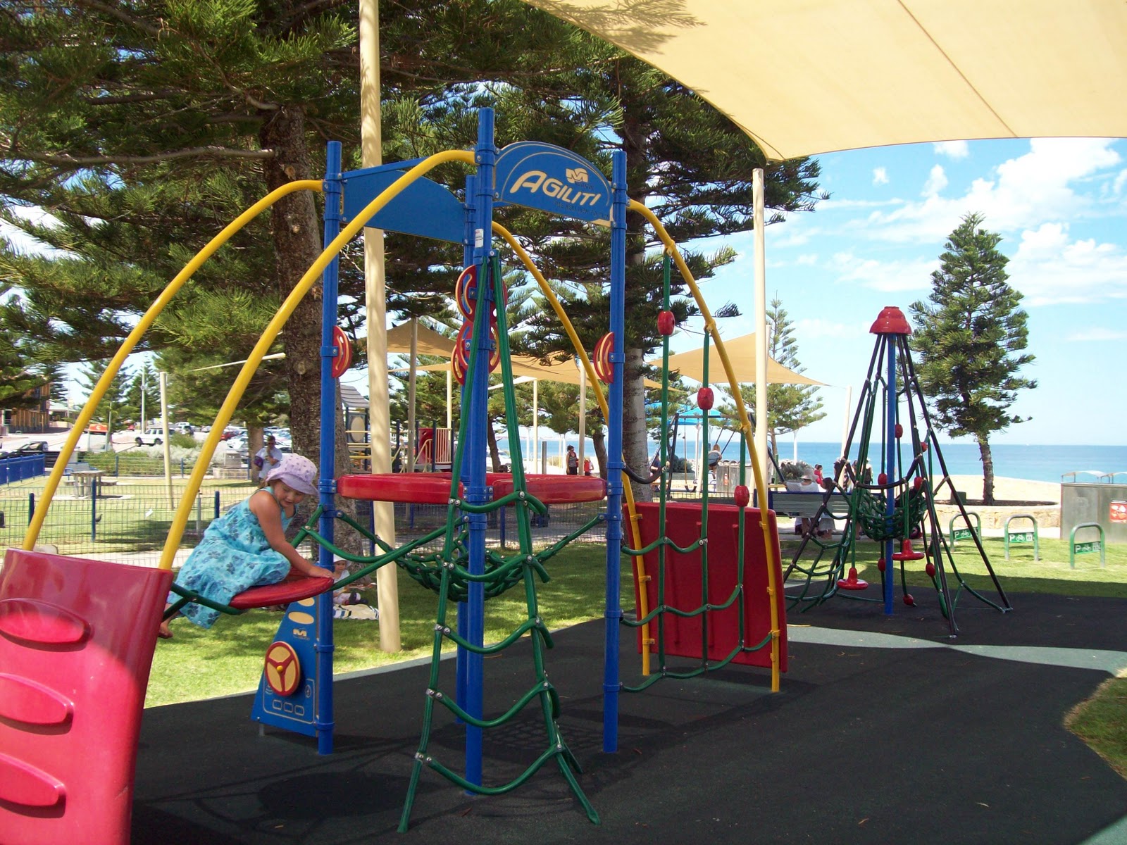 Perth playgrounds/ Playground in Cottesloe, at Cottesloe Beach WA