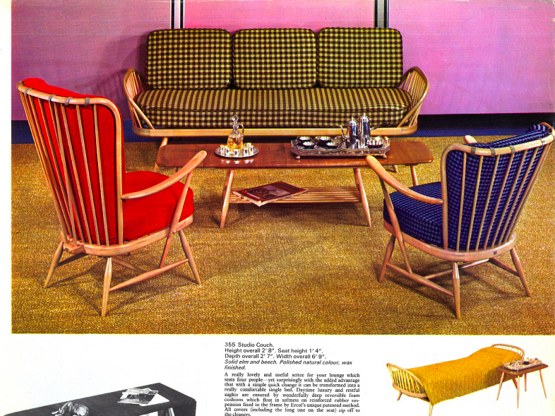 MadeGood BEST OF BRITISH ERCOL STUDIO COUCH DAY BED SOFA