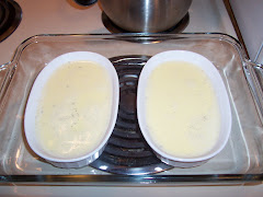 Creme brulee:  it's ready to go in the oven!