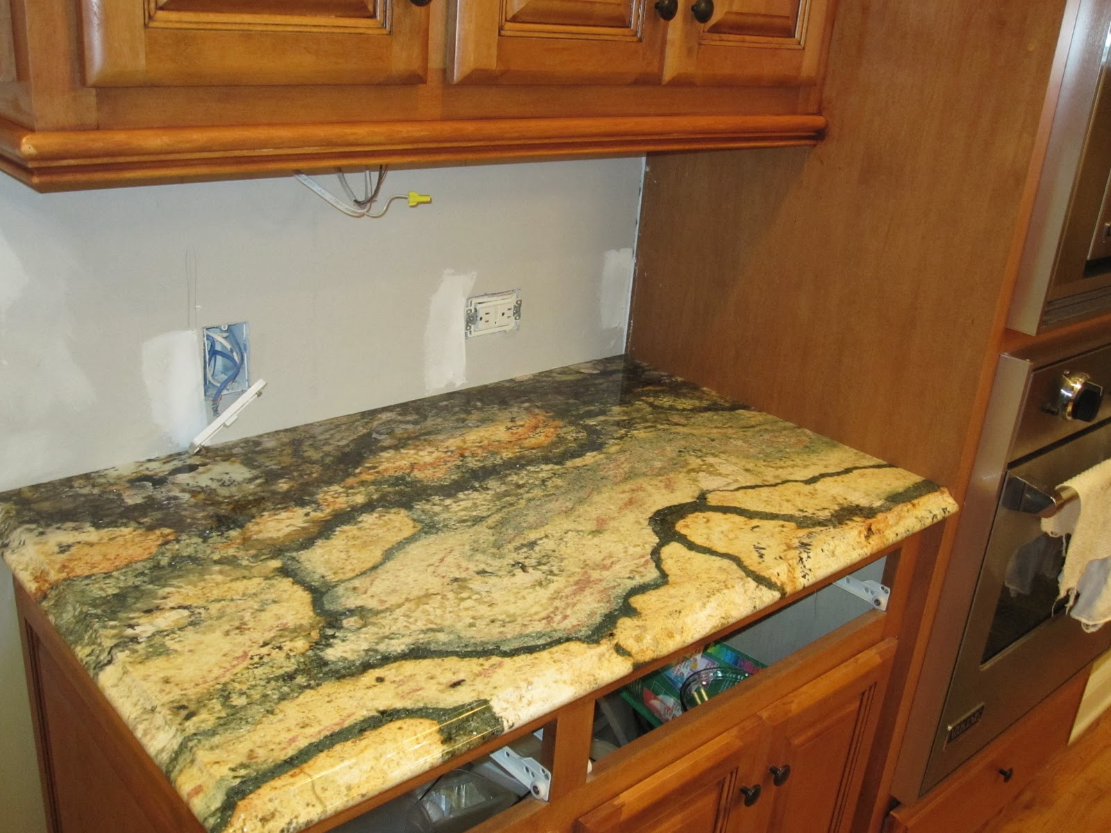 Cheeky Cognoscenti CD Volcano Kitchen Granite Installation A Photo Essay