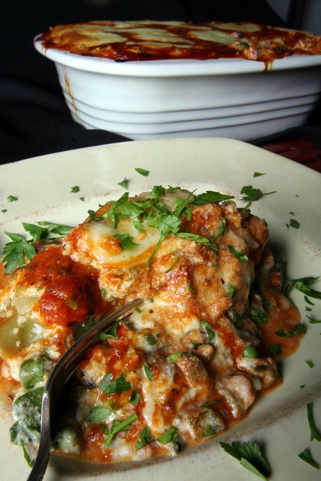 Lotsa Pasta’s vegetable/artichoke lasagna CJ Recipes