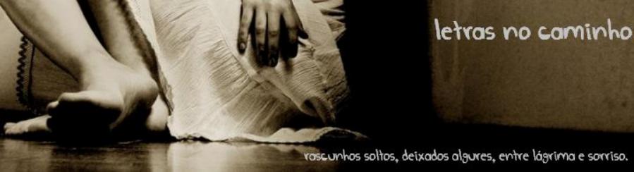letras no caminho