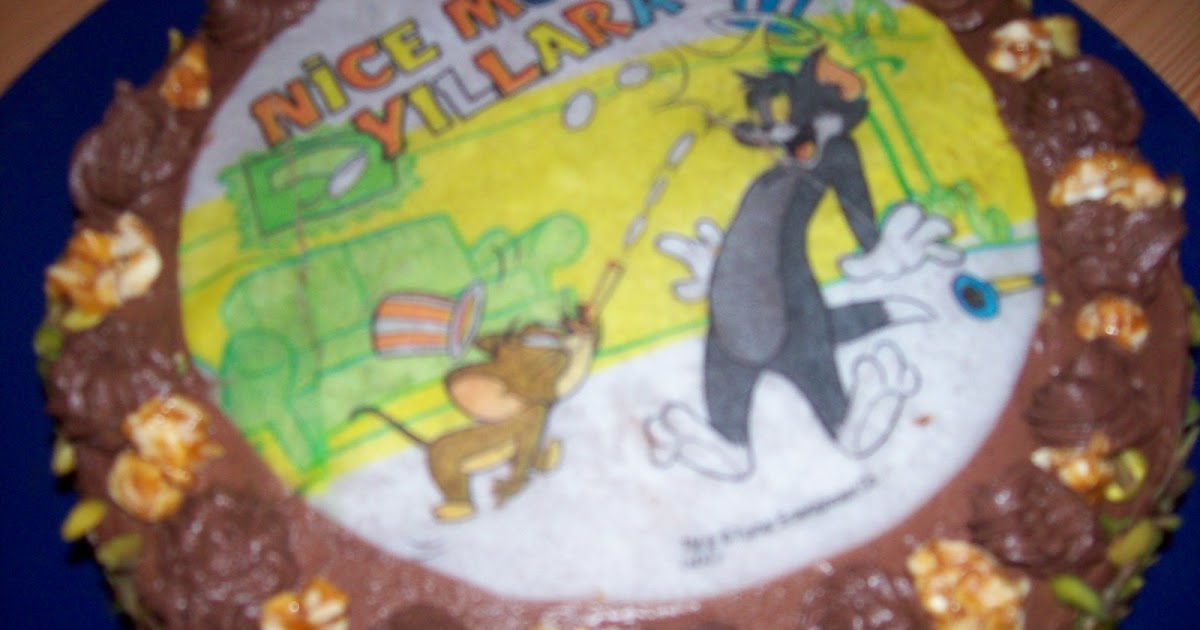 PASTA BİR SANATTIR KEDİ İLE FARE (TOM VE JERRY) PASTA