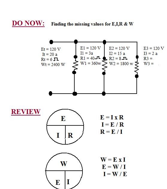 NYC Professional HOW IS WATTS' LAW APPLIED TO AN ELECTRICAL CIRCUIT?