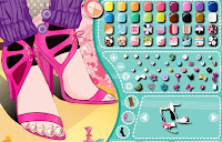 Jogo Online: Superb Foot Fashion Jogos de Salao de Beleza