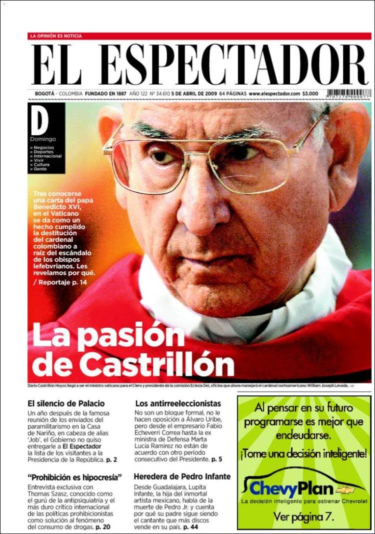 ESPECTADOR 18 MARZO espectador 18 marzo: