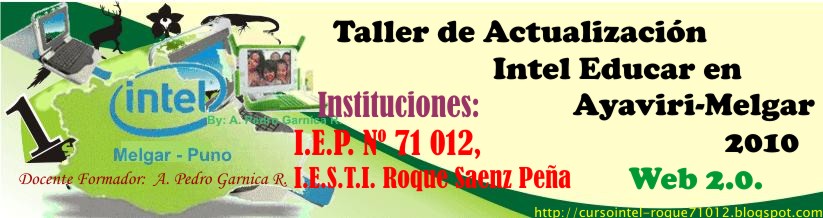 .::.Curso Intel Educar-2010 "Roque Saenz Peña - 71 012".::.
