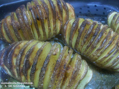 Patatas Hasselback O Hasselbackpotatis
