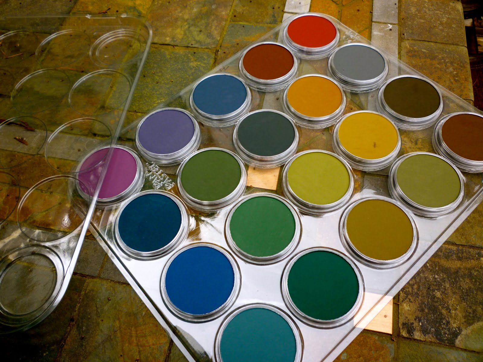 teesha's circus update on pan pastels