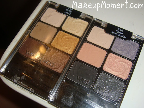 Product Review: Wet n' Wild Color Icon Eyeshadow Palettes in Vanity and Greed