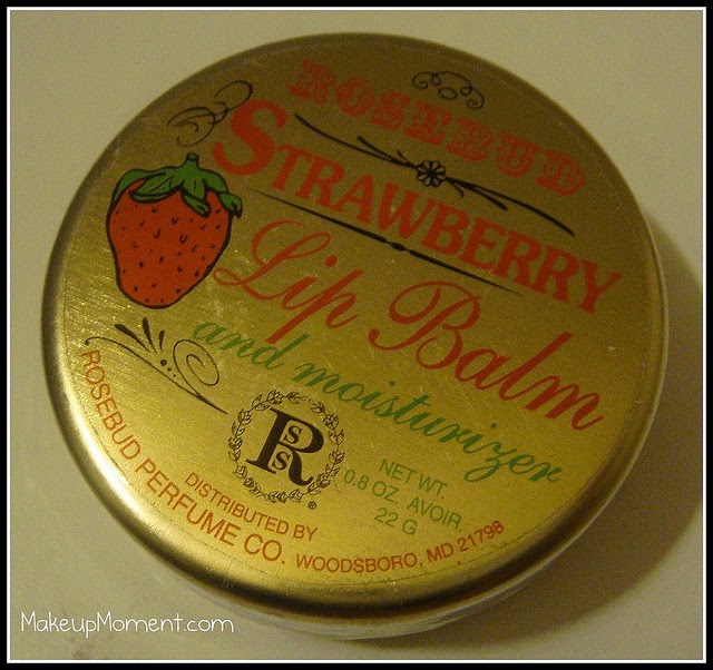 Product Review Rosebud Salve and Strawberry Lip Balms Makeup Moment