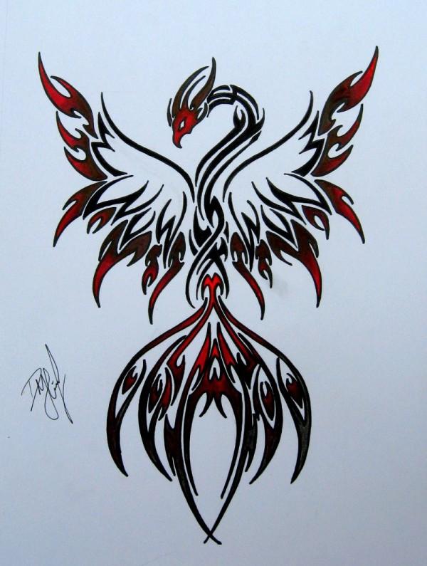 phoenix tattoo designs for women