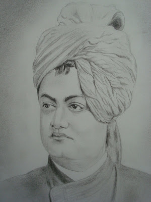 Davis - Drawing and Paintings: Swami Vivekananda