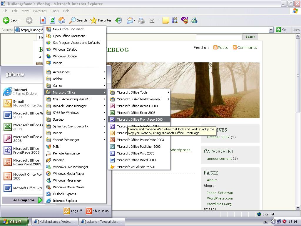Microsoft Frontpage 2010 S