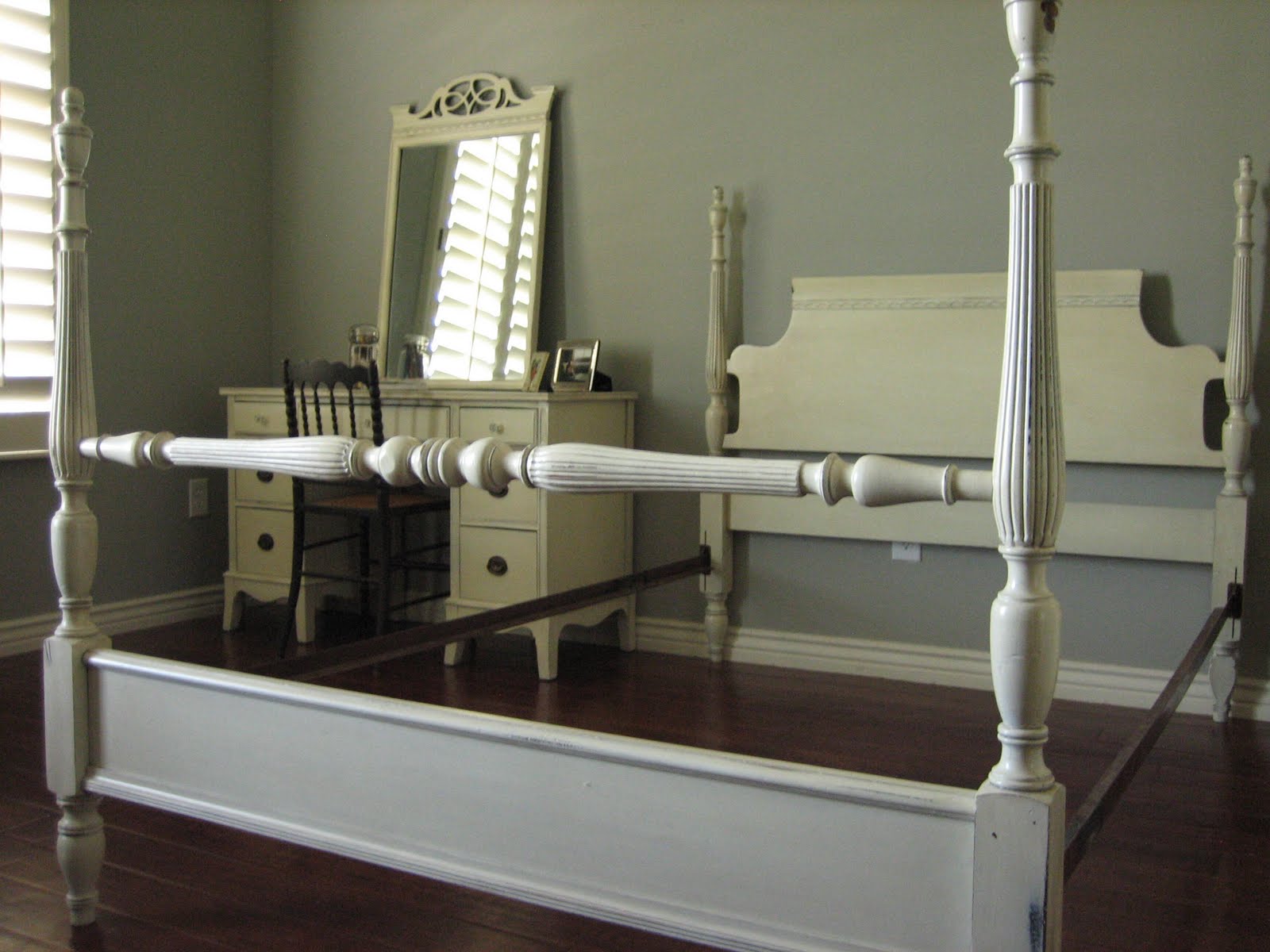 Antique White Headboard
