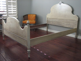 European Paint Finishes: ~ Turquoise/Teal & Cream Bedroom Set