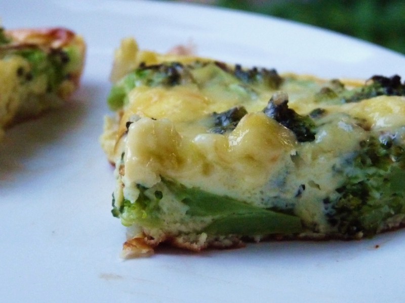 the fifteen minute meal broccoli goat cheese frittata
