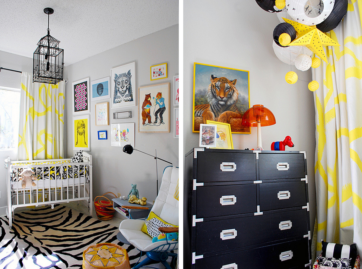 {BLACK. WHITE. YELLOW.} Black, White, Yellow Arty {and Tiger Friendly