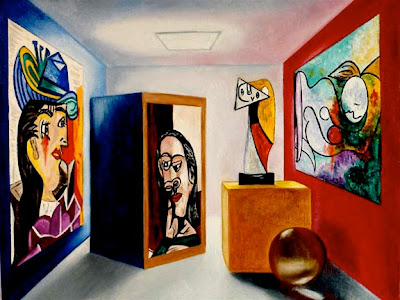 Picasso The Cubist Inspired by Pablo Picasso SOLD - Commission Art Museum 