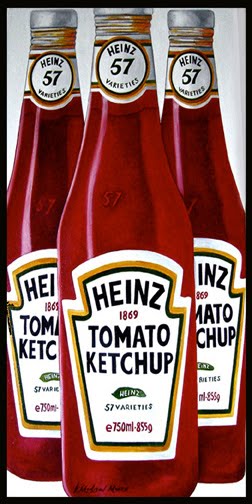 Ketchup Bottle Painting