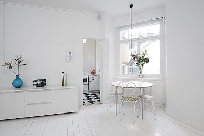 Beautiful White Apartment Interior Design