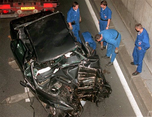 princess diana crash. princess diana crash images.