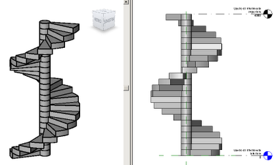 Punto revit: scala a chiocciola Scala a chiocciola progetto
