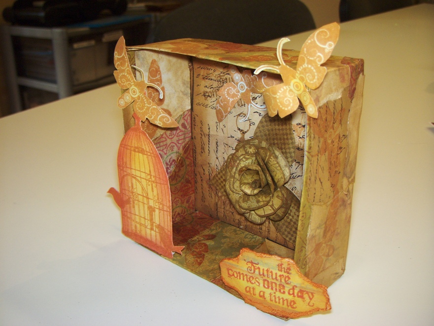 shawdow box idea for marathon runner