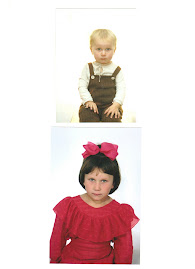 "Yulia" our little adopted girl, she lives in the Ukraine.first picture 3 yrs.old next picture 7