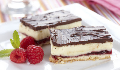 Chocolate Raspberry Layer Bars Recipe ~ Chocolate Raspberry Cake