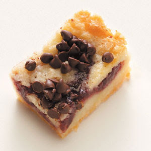 Chocolate Chip Raspberry Bars Recipe ~ Chocolate Raspberry Cake