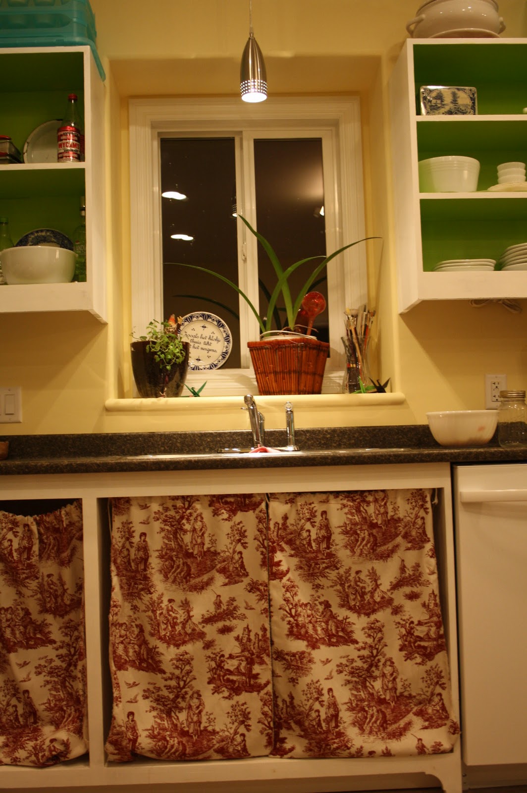 Kitchen cabinets for less Kitchen Cabinets Curtains Instead Doors