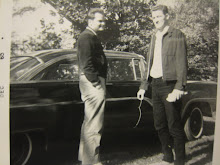 Dad's twin,Tommy Glascock, & Ron Hall & a '55 Crown Victoria