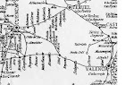 Mapa con los caminos de Villuga