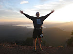 Waldo Lake at dawn from Fuji Mt.