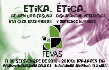 ética, discapacidad intelectual y derechos humanos  etika, adimen urritasuna eta giza eskubideak