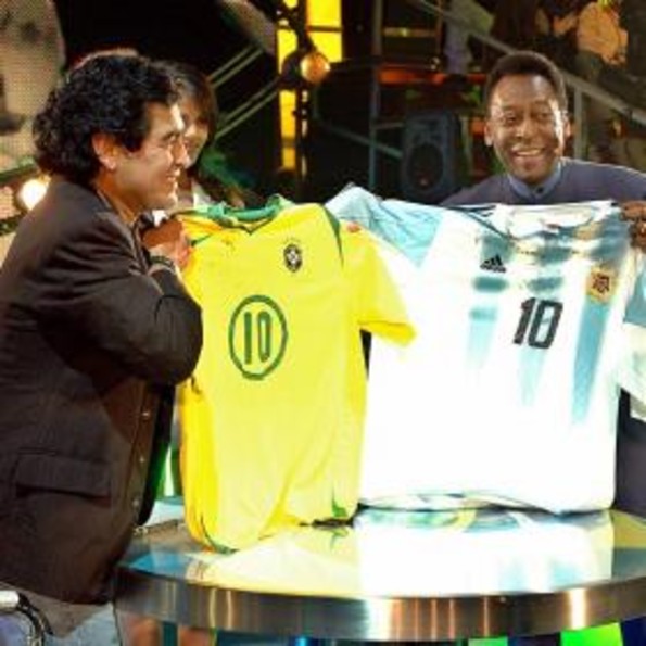 Maradona and Pel�