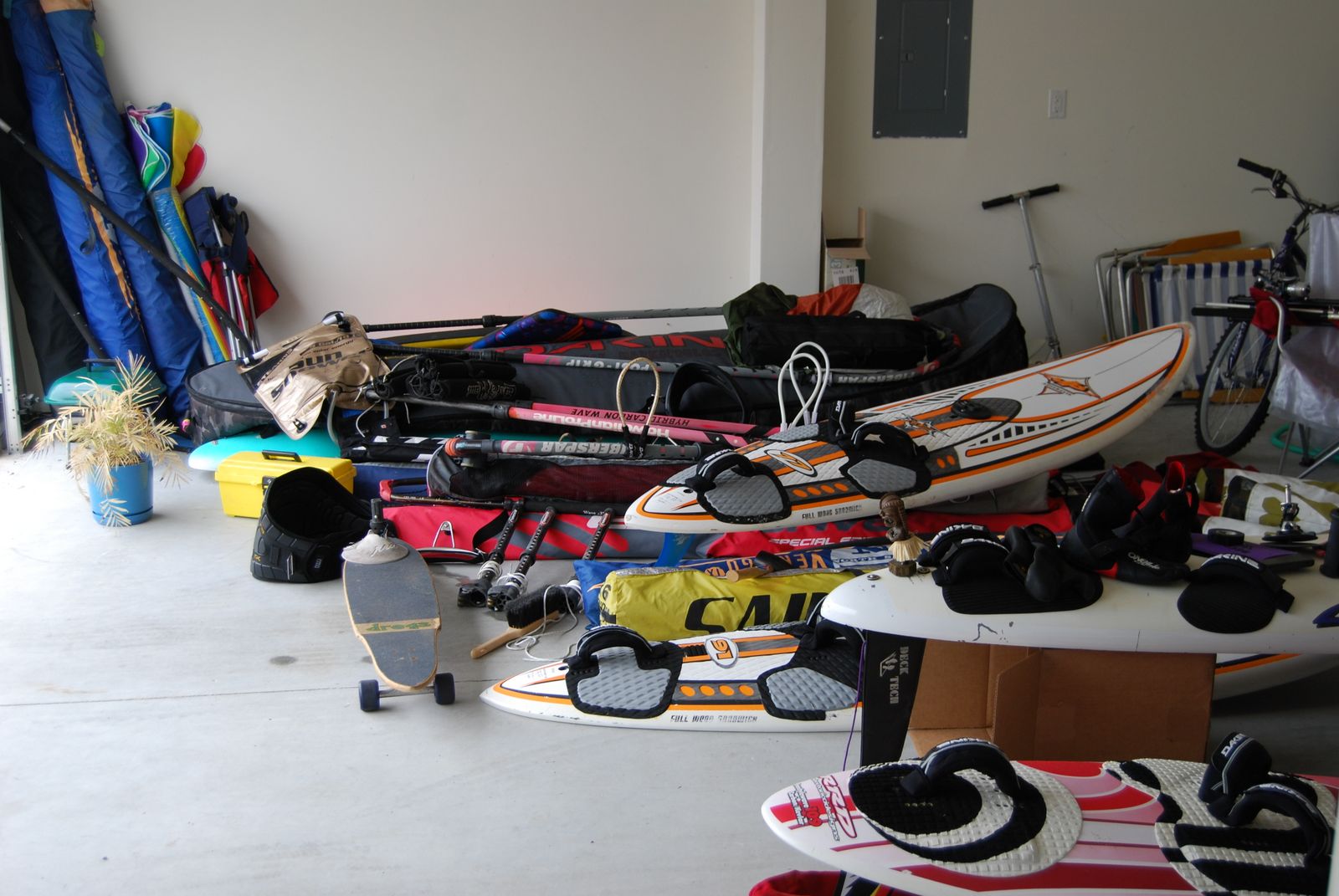 Live to Sail and SUP Custom Built Windsurf Board Rack