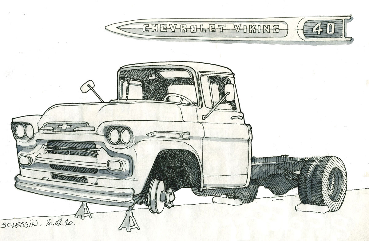 Chevy Trucks Drawings Cake Ideas And Designs.