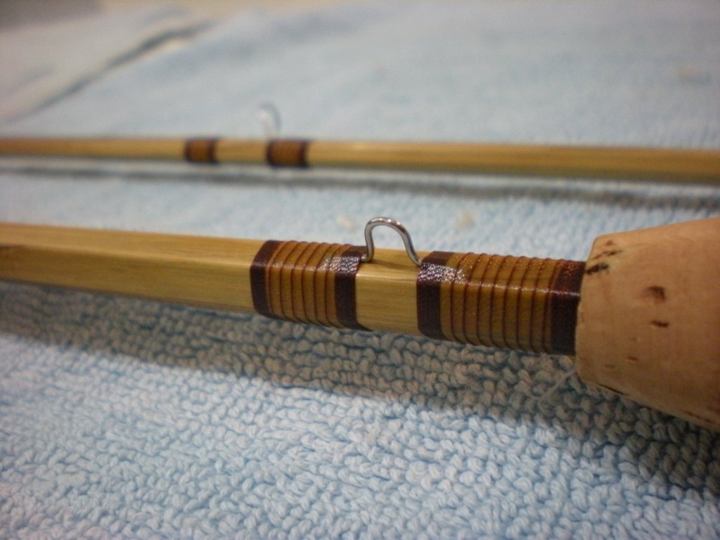 Bamboo fly rod and SuCH.. The end of my nodeless construction for