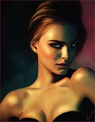 Natalie Portman by Ailidh - People Actress Digital Art Gallery