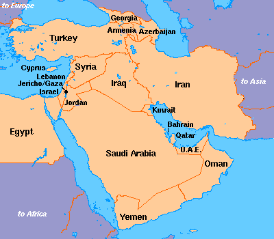 map 1. Middle East