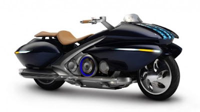 New Future Yamaha Hybrid Motorcycle Sport